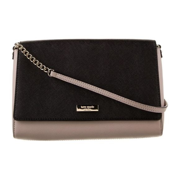 kate spade Handbags - Kate Spade Black and Taupe Shoulder Bag